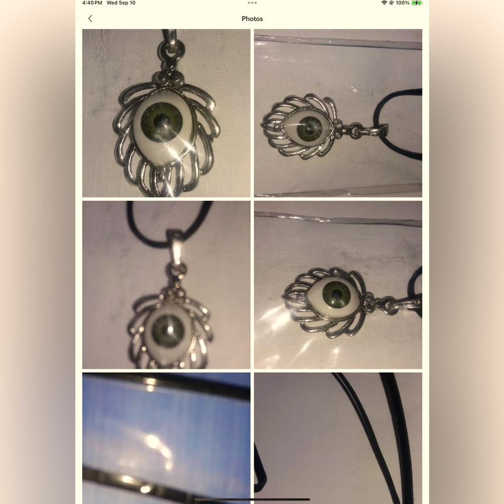 Greek Evil Eye Suede Necklace lt501-2aqu
Evil Eye new vintage from Greece 🇬🇷